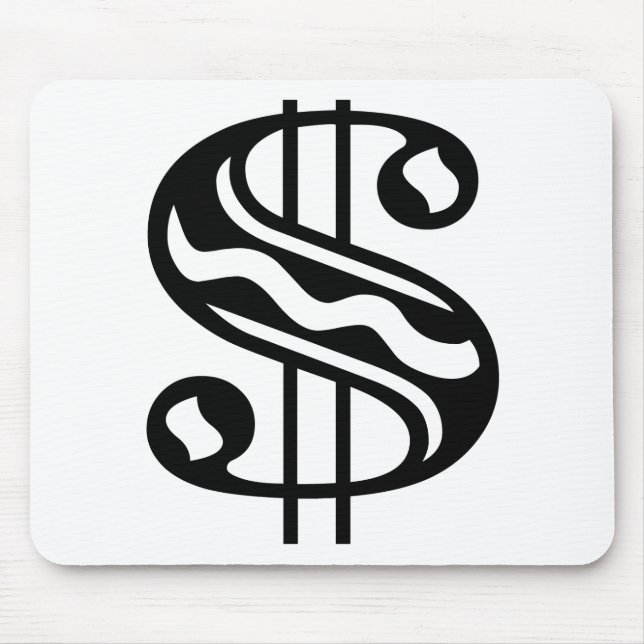 Dollar Sign Mouse Mat (Front)
