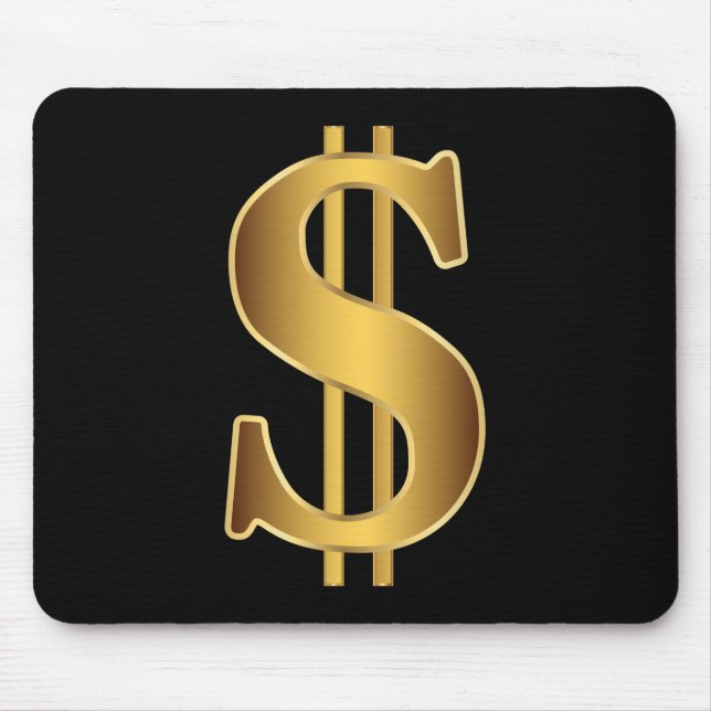 Dollar sign mouse mat (Front)