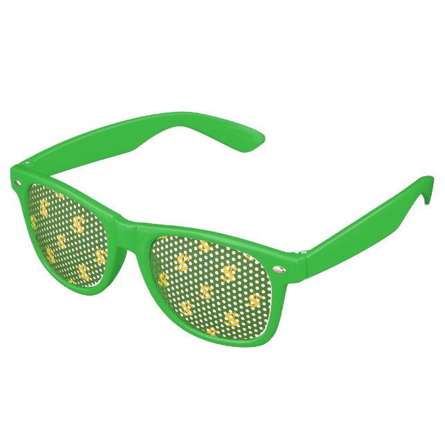 Dollar sign pattern  Adult Party Shades (Angled)