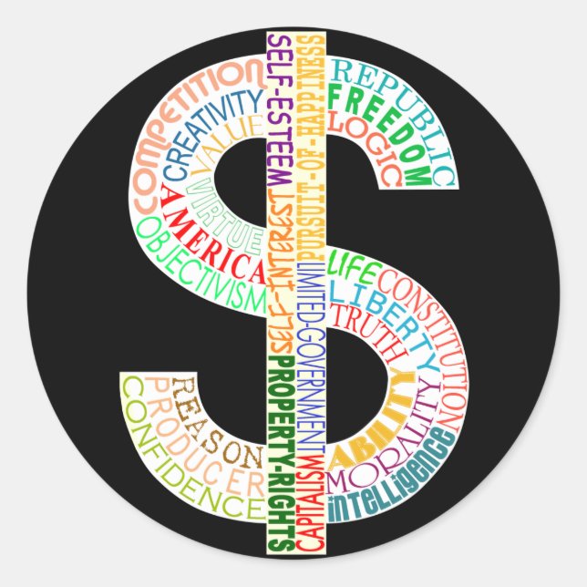 Dollar Sign Sticker (Front)