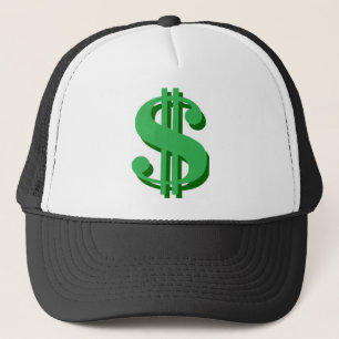 $ dollar-sign trucker hat