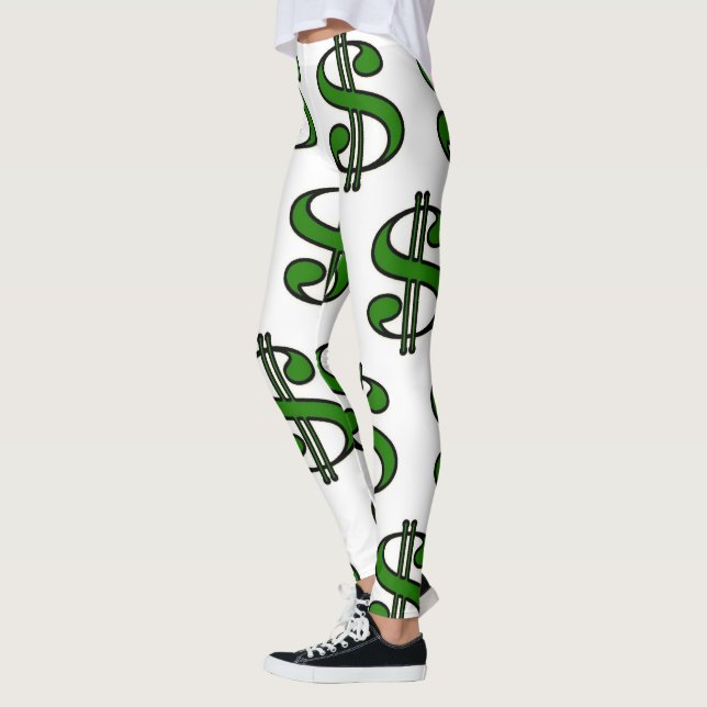 ***DOLLAR SIGNS GALORE*** LEGGINGS (Left)