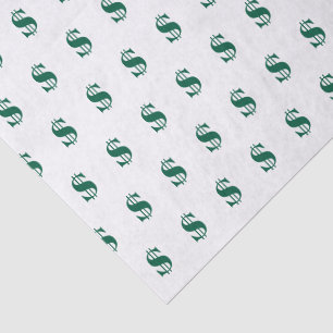 Dollar Signs Tissue Paper