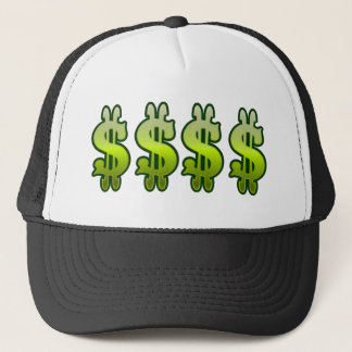 DOLLAR SIGNS TRUCKER HAT