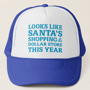 Dollar Store Santa Trucker Hat