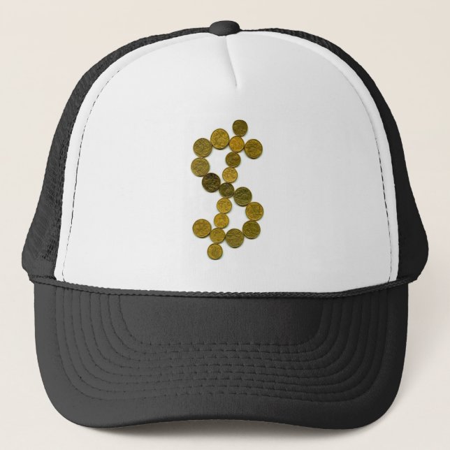 Dollar symbol trucker hat (Front)