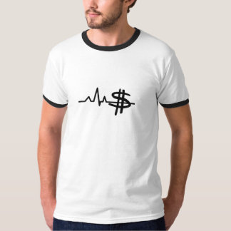 Dollar T-shirt on the heatbeat