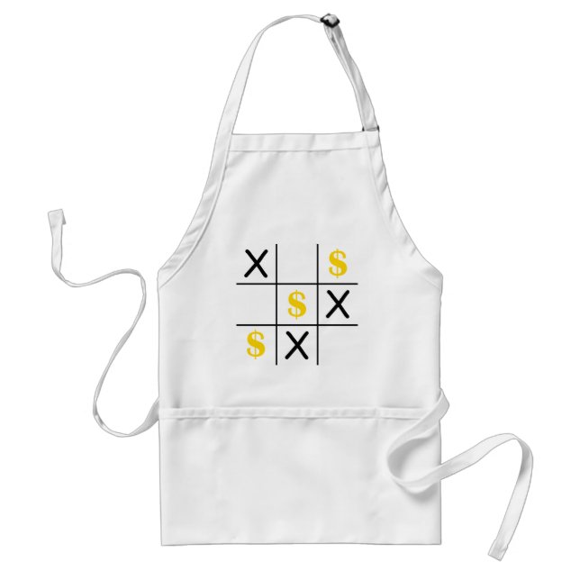 Dollar Tic Tac Toe Standard Apron (Front)