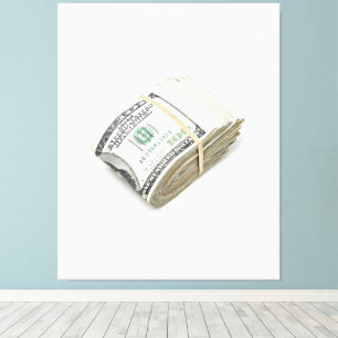 Dollars Canvas Print