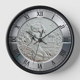 Dolley Madison Commemorative Coin 1999 ~ Clock