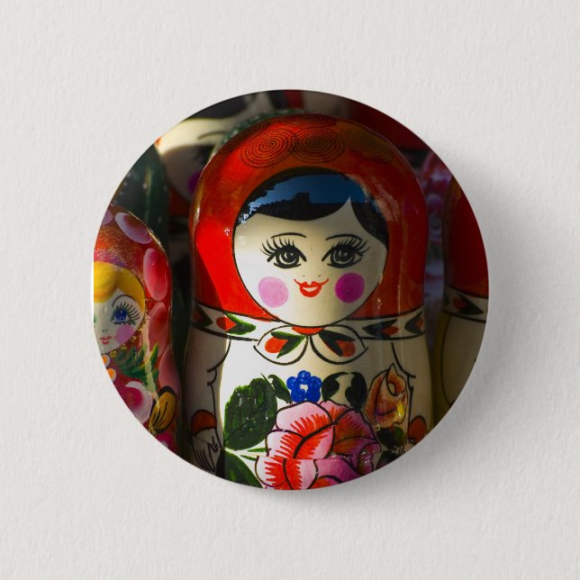 Dolls 6 Cm Round Badge (Front)