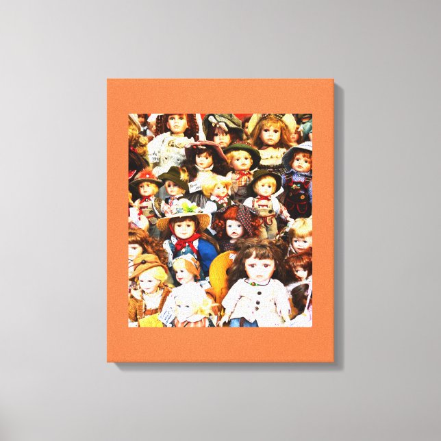 Dolls Canvas Print (Front)