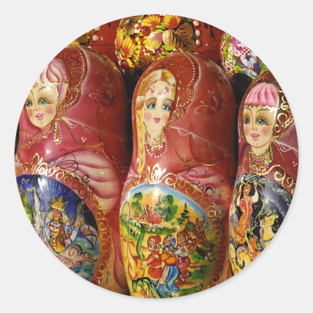 Dolls Classic Round Sticker (Front)