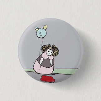 dolls come to life: mystery puddle 3 cm round badge