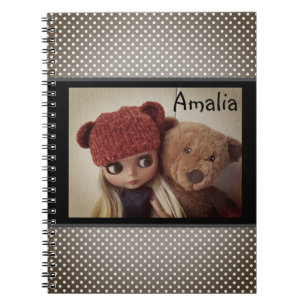 Dolls , love, for girl, for kids, girl notebook