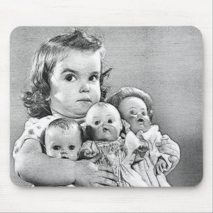 DOLLS MOUSE MAT