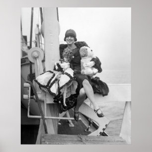 Dolls on Deck, 1920s Poster