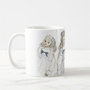 Dolls on mug
