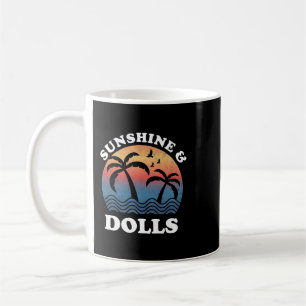 Dolls Sunshine and Dolls Vintage Funny Dolls Coffee Mug