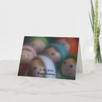 Dolls with smily faces To My Sister Happy Birthday