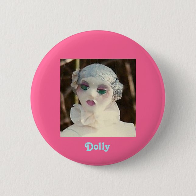 Dolly 6 Cm Round Badge (Front)