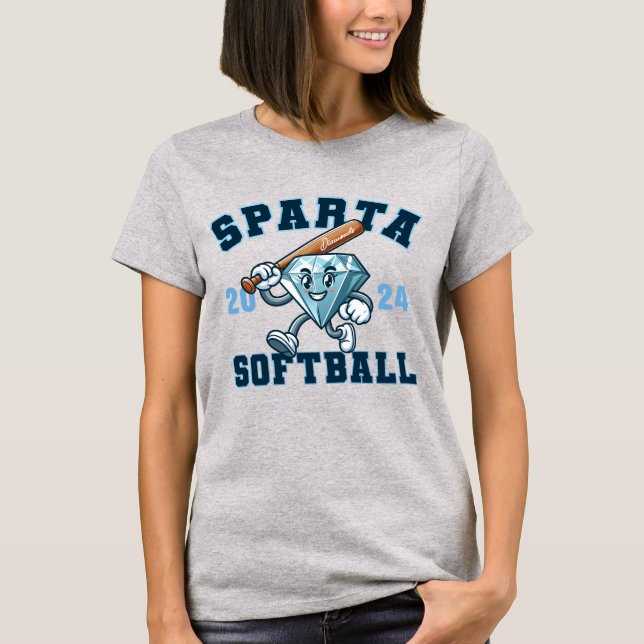 Dolly Diamond Mascot T-Shirt (Front)