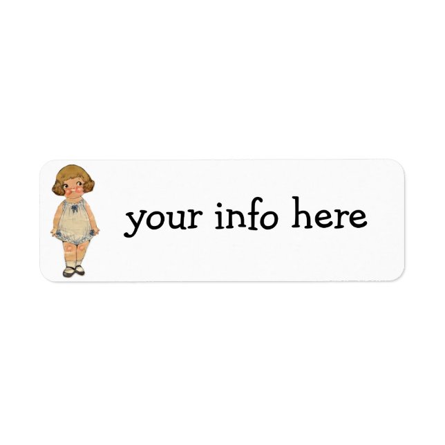 DOLLY DINGLE RETURN ADDRESS LABELS (Front)