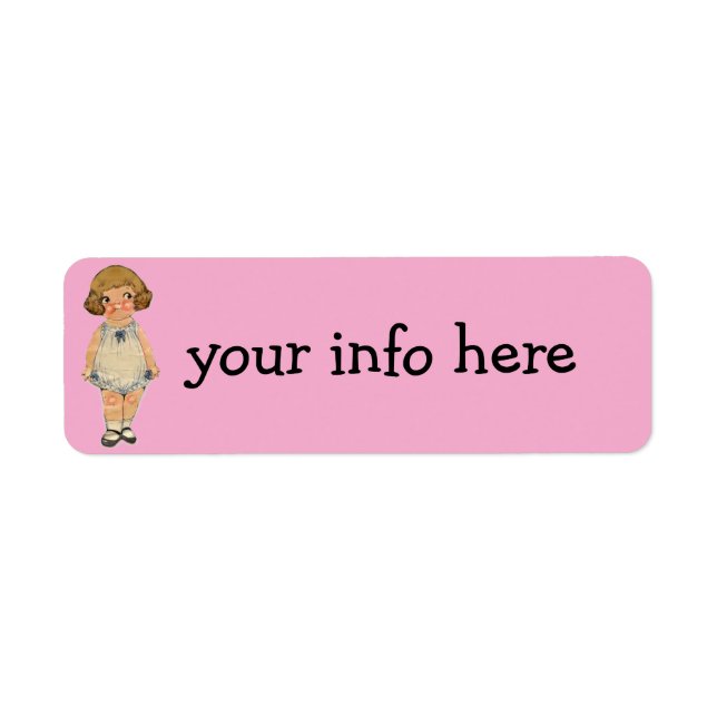DOLLY DINGLE RETURN ADDRESS LABELS (Front)