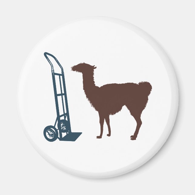 Dolly llama magnet (Front)