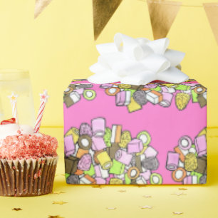 Dolly Mixture UK British Fondant Confection Candy Wrapping Paper