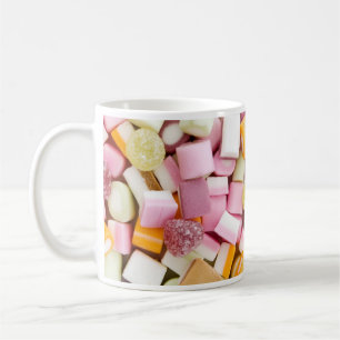 Dolly mixtures background mug