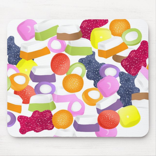 Dolly Mixtures Mouse Mat (Front)