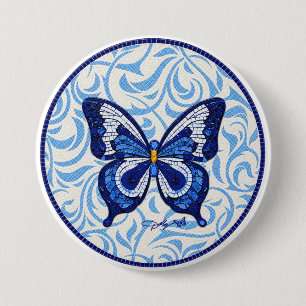 Dolly parton jewelled mosaic butter 7.5 cm round badge