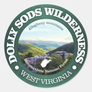 Dolly Sods Wilderness Area Classic Round Sticker