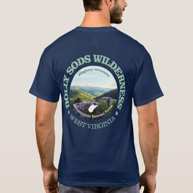 Dolly Sods Wilderness Area T-Shirt (Back)