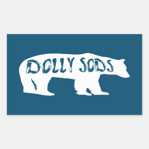 Dolly Sods Wilderness Bear Rectangular Sticker