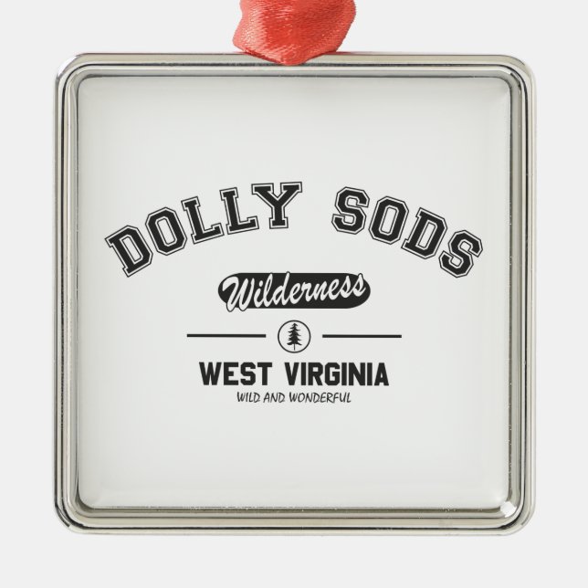 Dolly Sods Wilderness Metal Tree Decoration (Front)