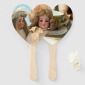 Dolly Tea Party Birthday Fan Favours