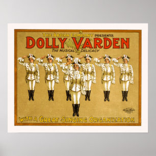 Dolly Varden - Vintage Theatre Print