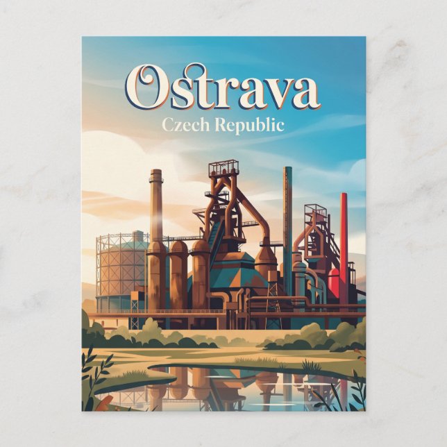 Dolní Vítkovice industrial complex, Ostrava Postcard (Front)