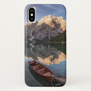 Dolomite Alps   Pragser Wildsee   Tyrol, Italy iPhone X Case