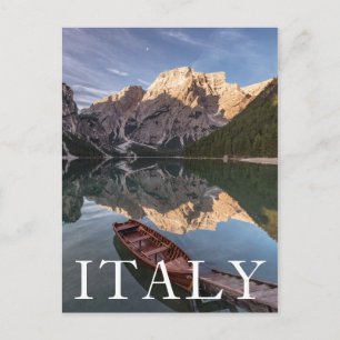 Dolomite Alps   Pragser Wildsee   Tyrol, Italy Postcard