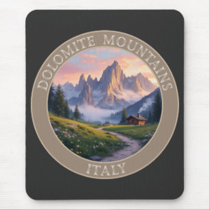 Dolomite Mountains Italy Mouse Mat