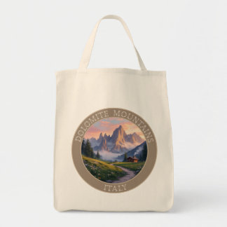 Dolomite Mountains Italy Tote Bag
