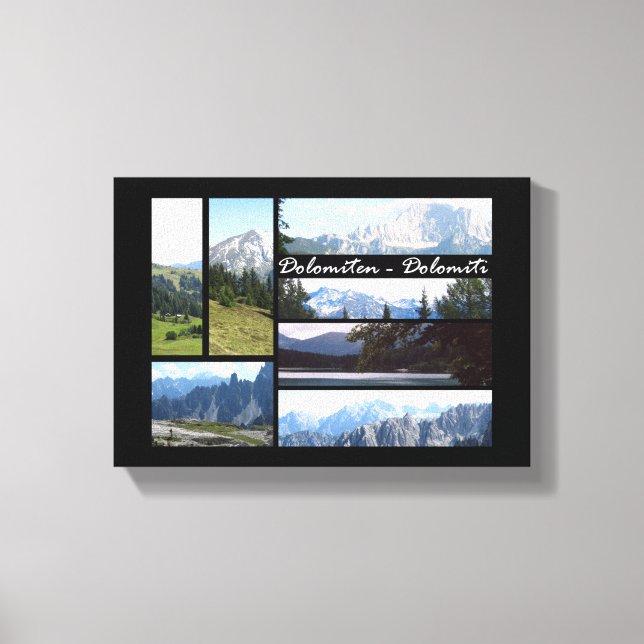 Dolomites Canvas Print (Front)
