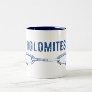Dolomites Climbing Quickdraw Two-Tone Coffee Mug
