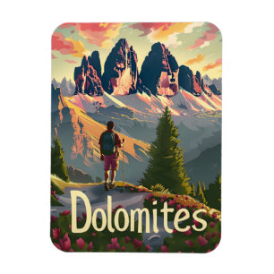 Dolomites Hiking Magnet