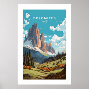 Dolomites Italy Poster