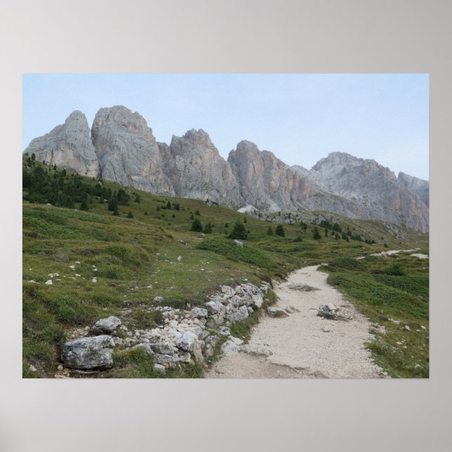 Dolomites Italy Poster (Front)