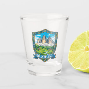Dolomites Italy Shot Glass